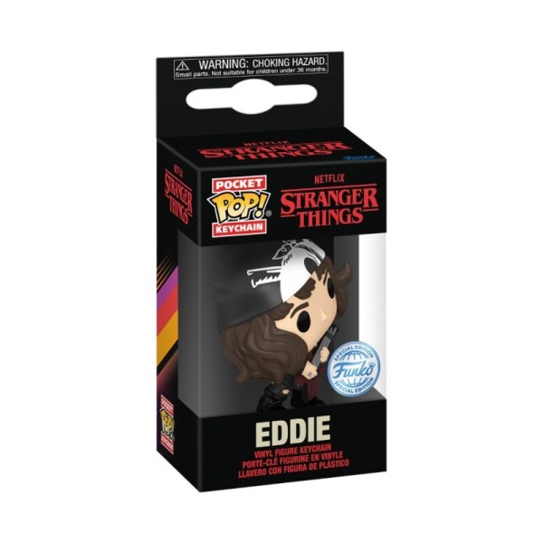 Schlüsselanhänger Pocket Pop Eddie - Stranger Things