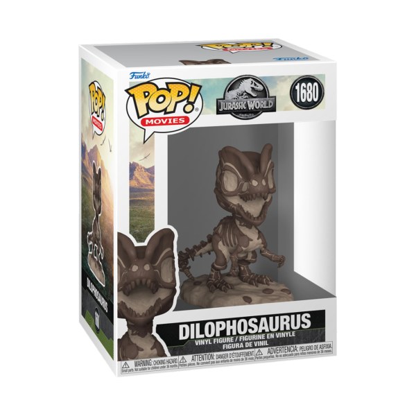 Jurassic Park Pop! Fossiler Dilophosaurus von 1860