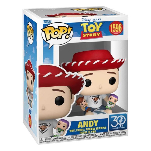 Toy Story POP! 1596 Disney Vinyl Figuren Andy (30. Jubiläum) 9 cm