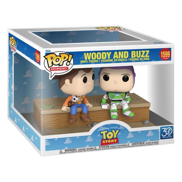 Toy Story POP Moment 1599 Vinylfiguren Woody und Buzz (30. Jubiläum) 9 cm