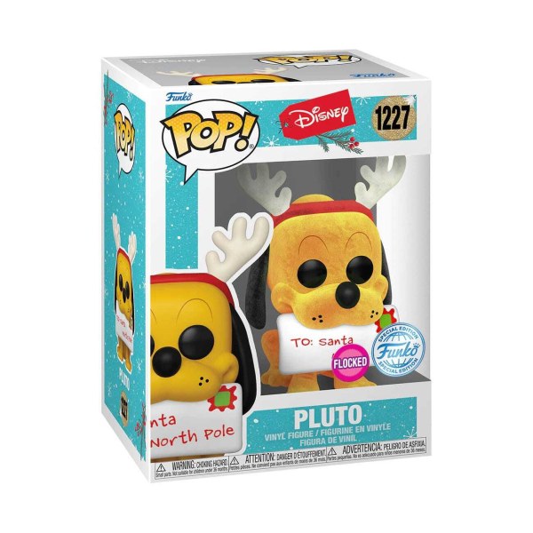 FUNKO POP! 1227 Holiday Pluto (Flocked) Special Edition - Disney