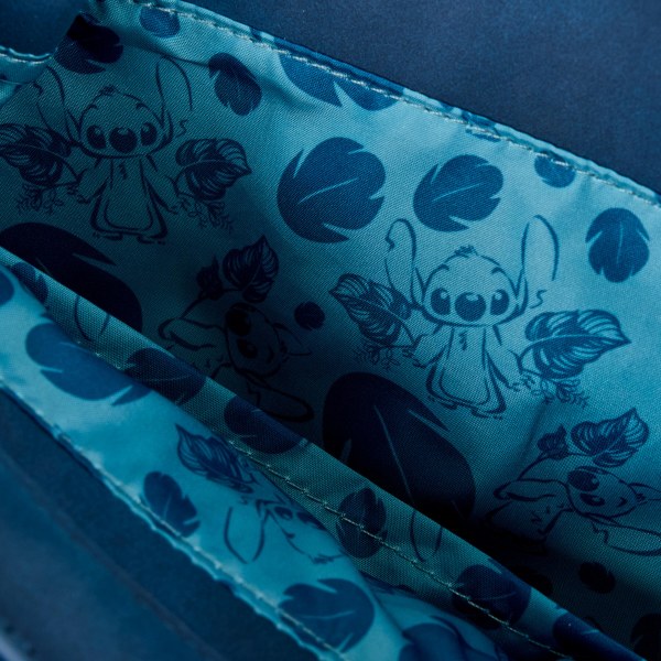 Mini-Rucksack mit Kordelzug und Blumenstickerei „ Stitch “ – DISNEY LOUNGEFLY