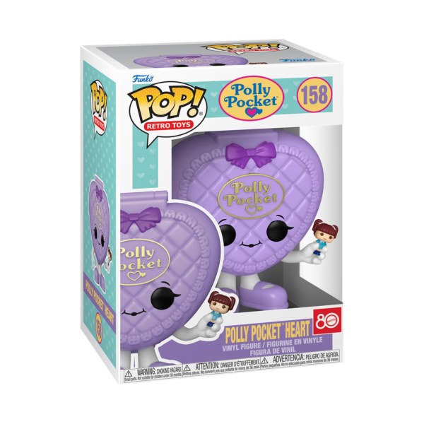 Polly Pocket Pop! 158 Herzmuschel Lila