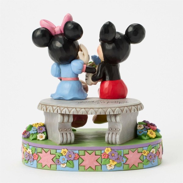 MICKEY UND MINNIE AUF DER FRÜHLINGSBANK - DISNEY TRADITIONS