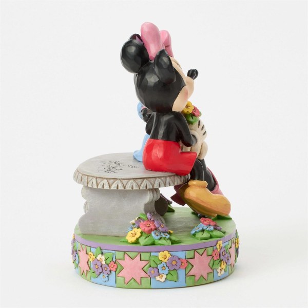 MICKEY UND MINNIE AUF DER FRÜHLINGSBANK - DISNEY TRADITIONS