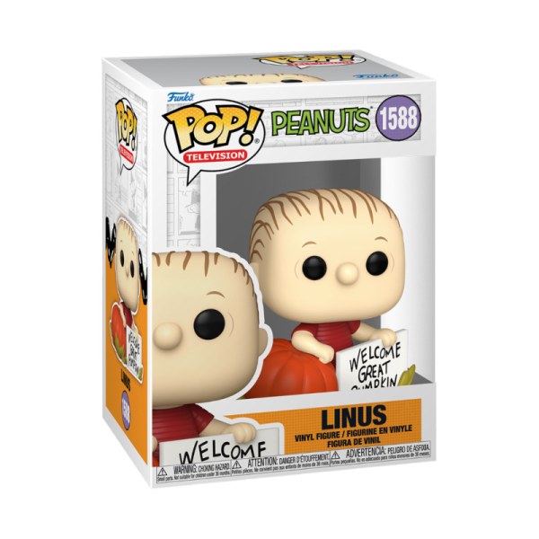 Snoopy Peanuts Pop! 1588 Linus Großer Kürbis