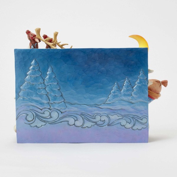 Weihnachtsmann-Schlitten mit Rentier-LED-Musical – HEARTWOOD CREEK