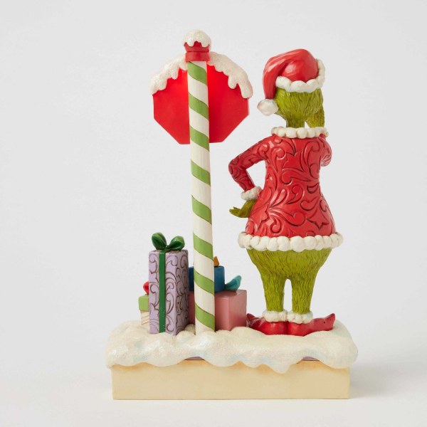 Grinch mit Stoppschild