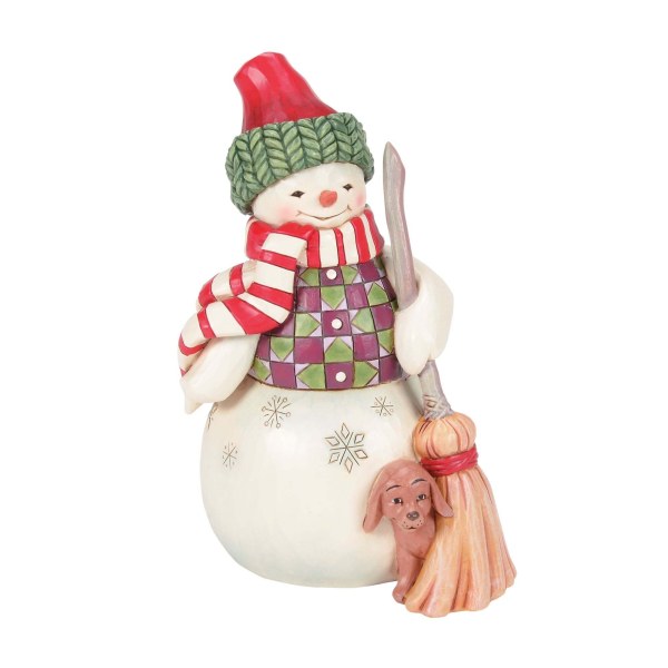 Schneemann mit Hund späht - HEARTWOOD CREEK