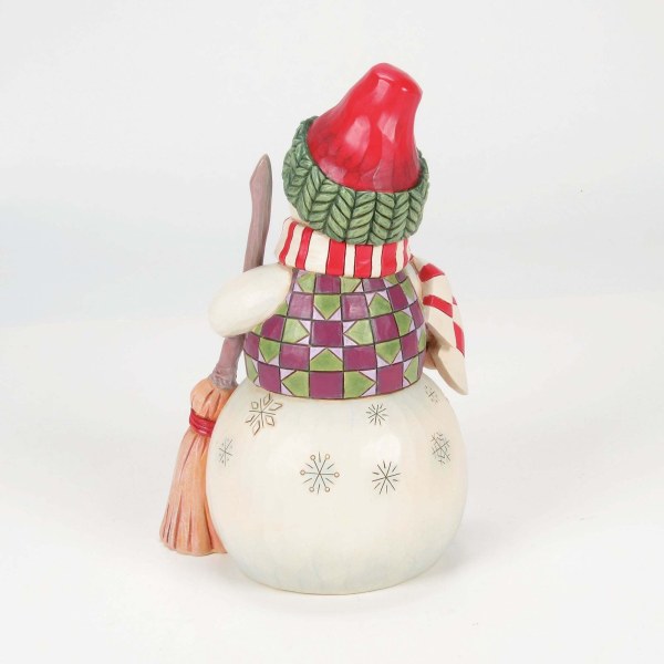 Schneemann mit Hund späht - HEARTWOOD CREEK
