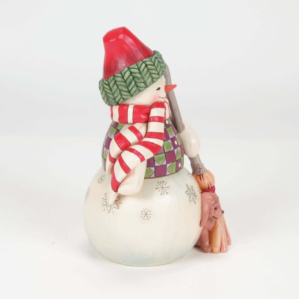 Schneemann mit Hund späht - HEARTWOOD CREEK