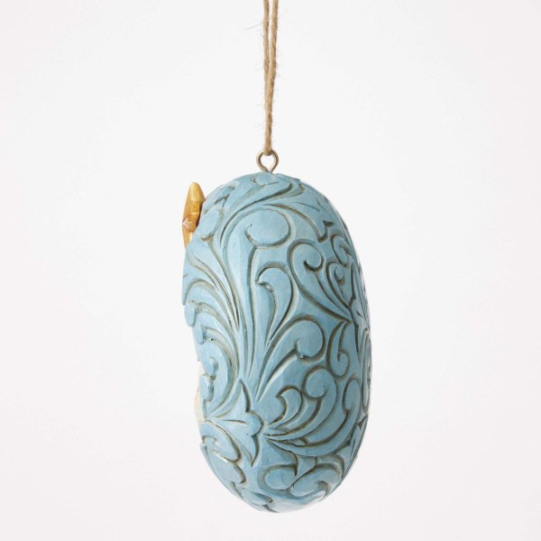 Blau-goldenes Ornament der Heiligen Familie – HEARTWOOD CREEK