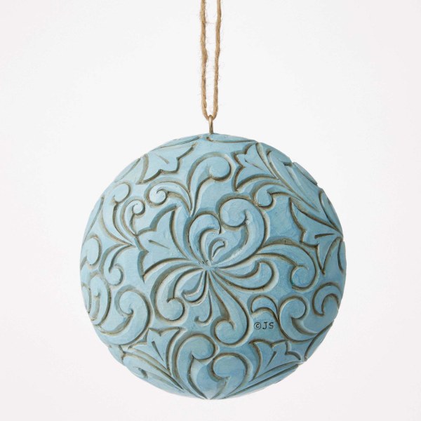 Blau-goldenes Ornament der Heiligen Familie – HEARTWOOD CREEK
