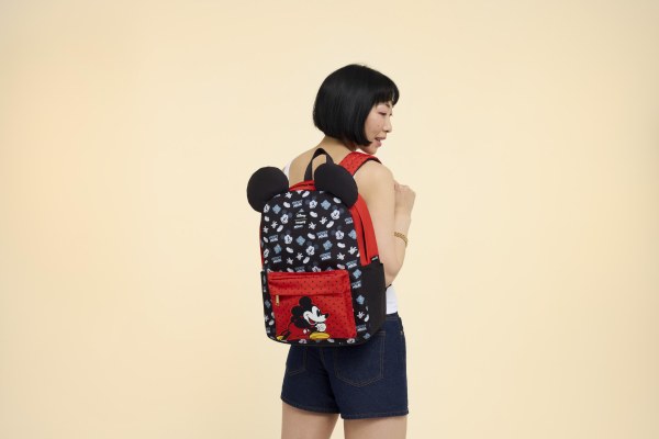 Mickey Nylon-Rucksack in voller Größe – Disney Loungefly