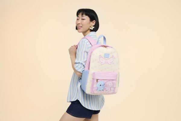 Lilo & Stitch Nylon-Rucksack in voller Größe – Disney Loungefly