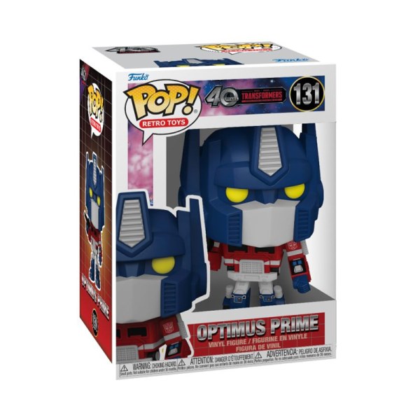 Transformers Retro Toys Pop! 131 Optimus Prime