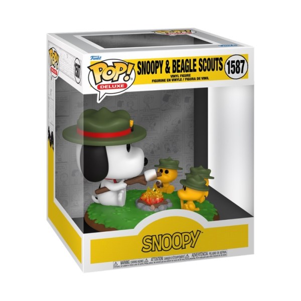Snoopy Peanuts Pop Deluxe! 1587 Snoopy & Beagle Scouts Camping