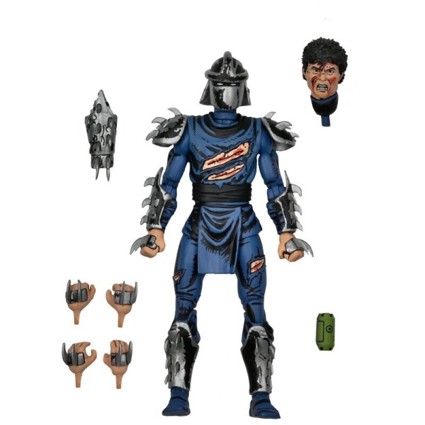 TEENAGE MUTANT NINJA TURTLES (MIRAGE COMICS) – 18 CM ACTIONFIGUR – IM KAMPF BESCHÄDIGTER SHREDDER