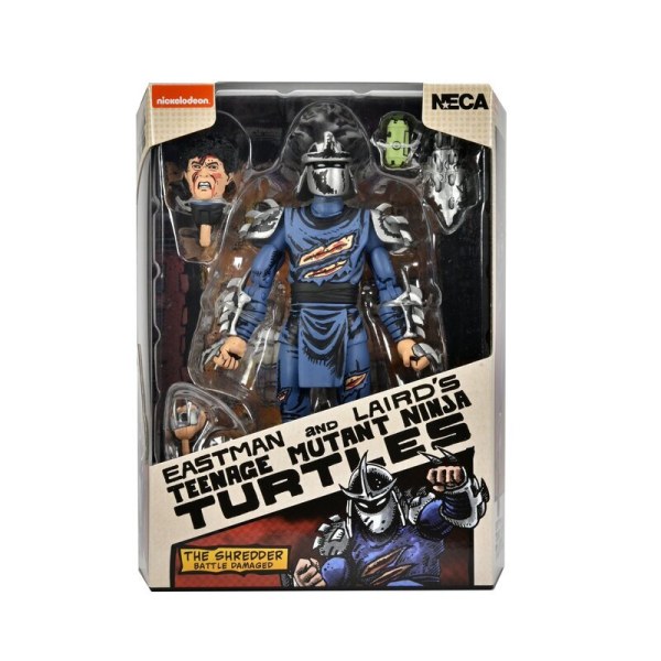 TEENAGE MUTANT NINJA TURTLES (MIRAGE COMICS) – 18 CM ACTIONFIGUR – IM KAMPF BESCHÄDIGTER SHREDDER