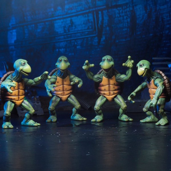 TEENAGE MUTANT NINJA TURTLES (FILM 1990) – ACTIONFIGUREN IM MASSSTAB 1/4 – BABY-TURTLES-SET