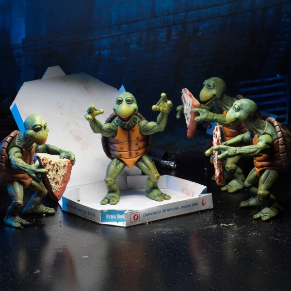 TEENAGE MUTANT NINJA TURTLES (FILM 1990) – ACTIONFIGUREN IM MASSSTAB 1/4 – BABY-TURTLES-SET