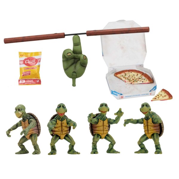 TEENAGE MUTANT NINJA TURTLES (FILM 1990) – ACTIONFIGUREN IM MASSSTAB 1/4 – BABY-TURTLES-SET