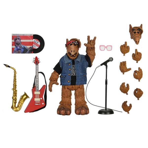 ALF – 7-ZOLL-ACTIONFIGUR – ULTIMATE BORN TO ROCK ALF