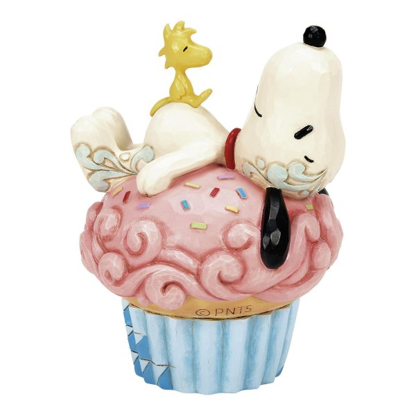Snoopy liegt auf Cupcake - Peanuts