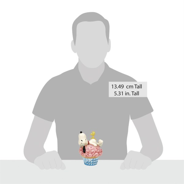 Snoopy liegt auf Cupcake - Peanuts