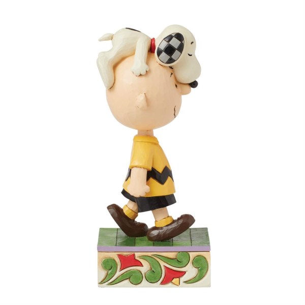 Snoopy auf Charlie Browns Kopf – Peanuts