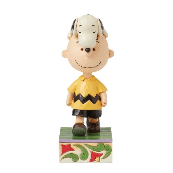 Snoopy auf Charlie Browns Kopf – Peanuts