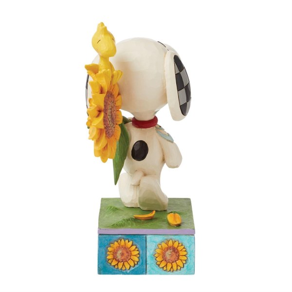 Snoopy & Woodstock mit Sonnenblumen - Peanuts
