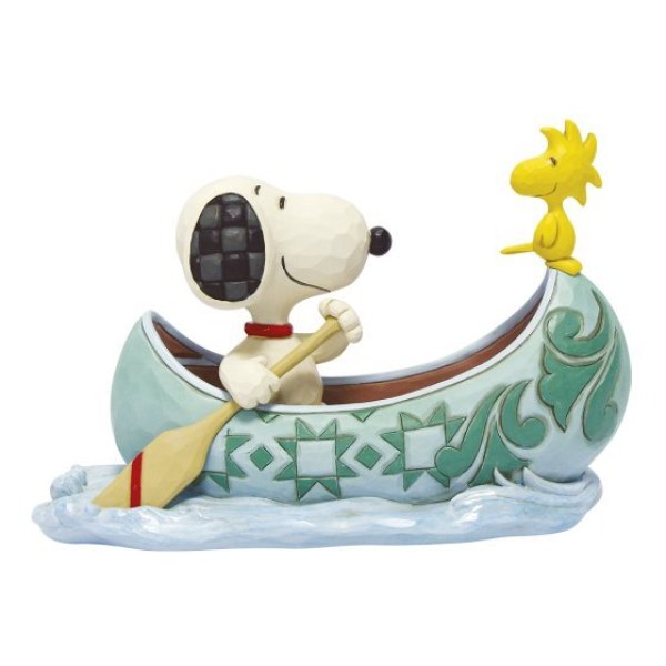 Snoopy und Woodstock im Kanu - Peanuts