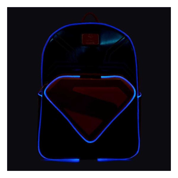 Warner Bros by Loungefly Superman-Rucksack in voller Größe