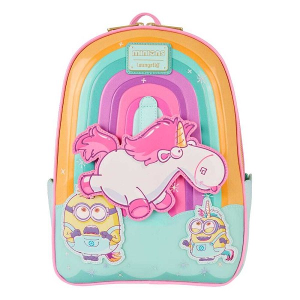 Minions by Loungefly Flauschiger Einhorn-Mini-Rucksack