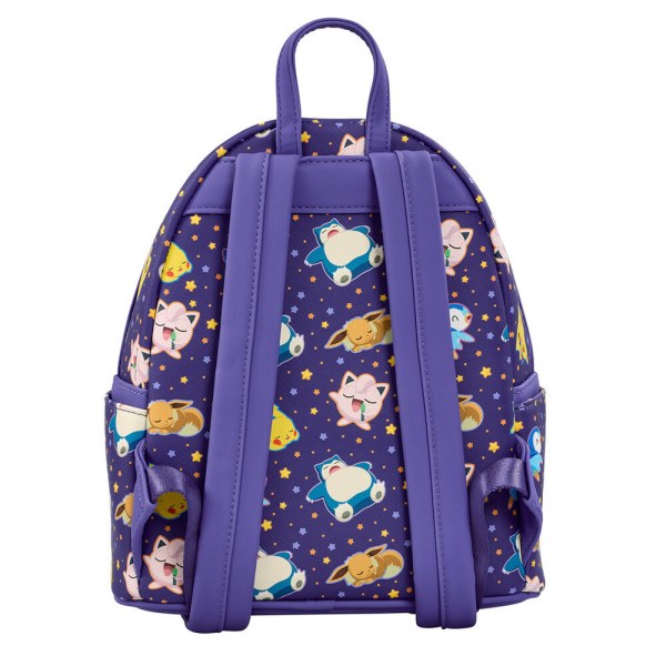 Loungefly Pokemon Schlafender Pikachu und Freunde Rucksack 26cm
