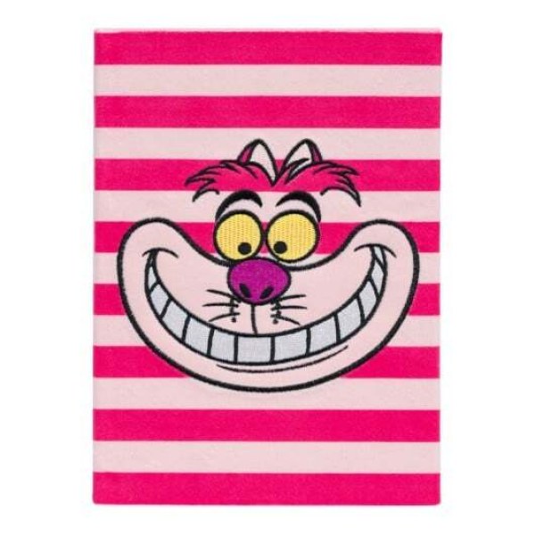PREMIUM A5 NOTIZBUCH MIT PLÜSCHEINBAND, GINNERKATZE – DISNEY ALICE IM WUNDERLAND