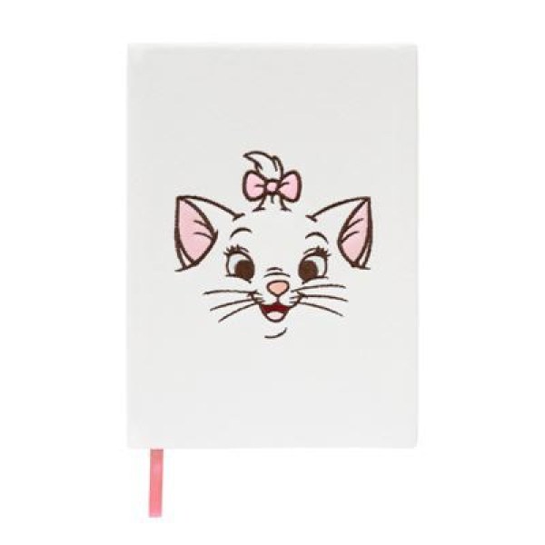PREMIUM A5 NOTIZBUCH PLÜSCH-EINBAND MARIE - DISNEY DIE ARISTOCATS