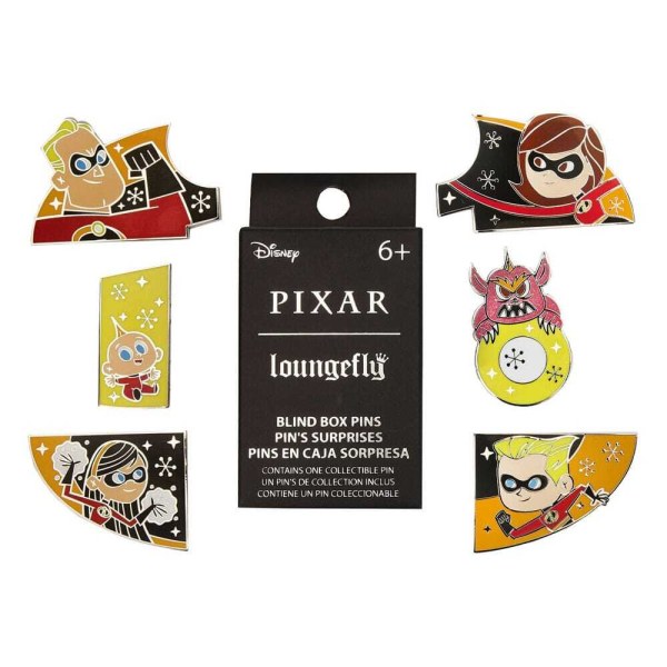 Loungefly Disney Pixar Incredibles Puzzle Mystery Blind Box Emaille Pin