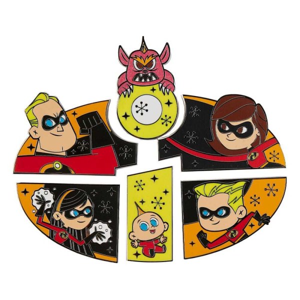 Loungefly Disney Pixar Incredibles Puzzle Mystery Blind Box Emaille Pin