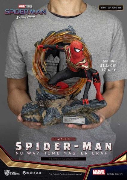 Spider-Man: No Way Home Statuette Master Craft The Integrated Spider-Man 31 cm
