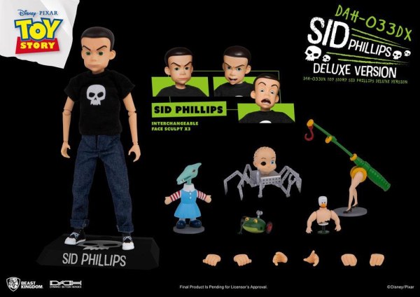 Toy Story Figur Dynamic Action Heroes Sid Phillips Deluxe Version 14 cm