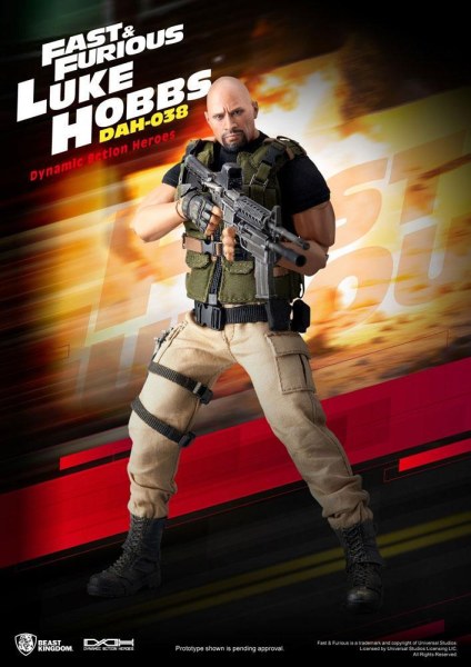 Fast & Furious Figur Dynamic Action Heroes 1/9 Luke Hobbs 21 cm