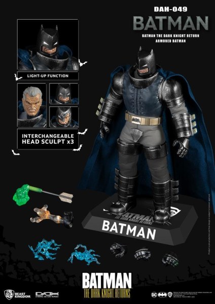 Batman The Dark Knight Returns Figur Dynamic Action Heroes 1/9 Armored Batman 21 cm