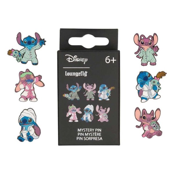 Blind Box Stitch und Engel Pyjama Pin - Disney Loungefly