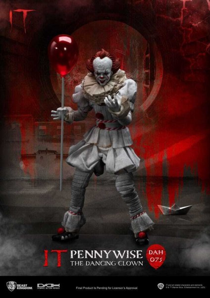 „Er“ Dynamic Action Heroes 1/9 Pennywise Figur 21 cm