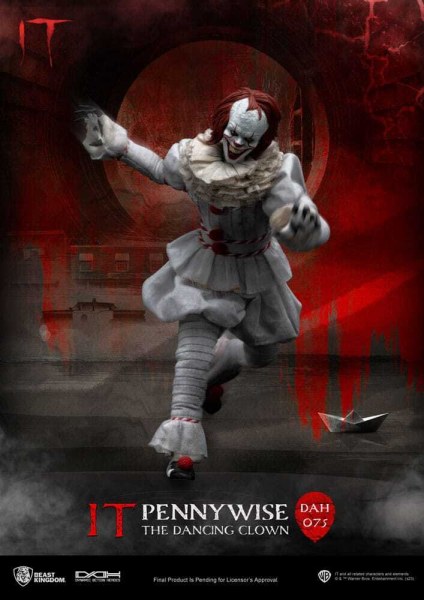 „Er“ Dynamic Action Heroes 1/9 Pennywise Figur 21 cm