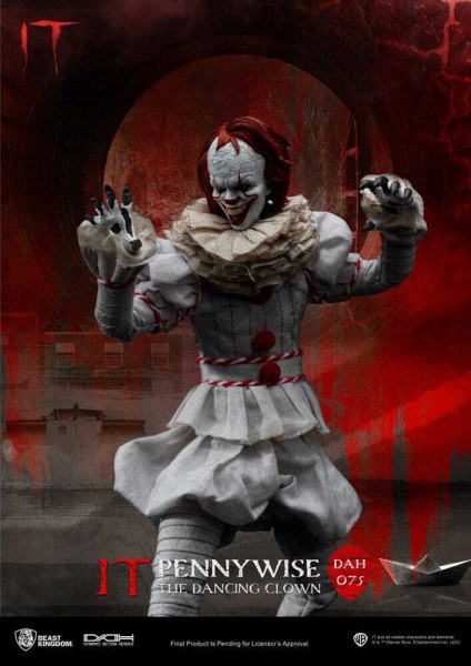 „Er“ Dynamic Action Heroes 1/9 Pennywise Figur 21 cm