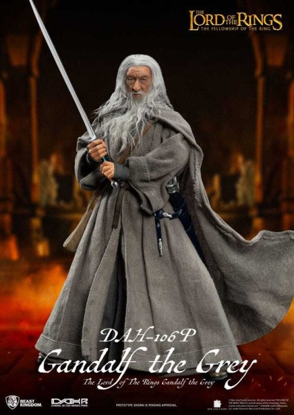 Der Herr der Ringe Dynamic Action Heroes 1/9 Gandalf der Graue 21 cm Figur