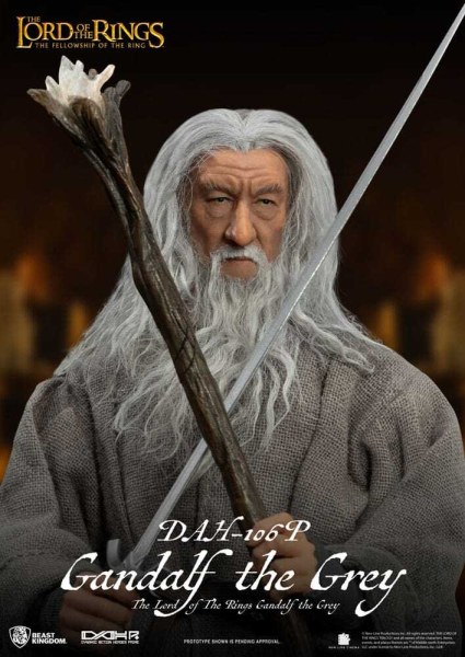 Der Herr der Ringe Dynamic Action Heroes 1/9 Gandalf der Graue 21 cm Figur